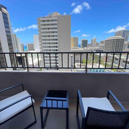 1508- Heart Of Waikiki With Kitchen-Free Parking-King Bed-Corner Unit Leilighet Honolulu Eksteriør bilde